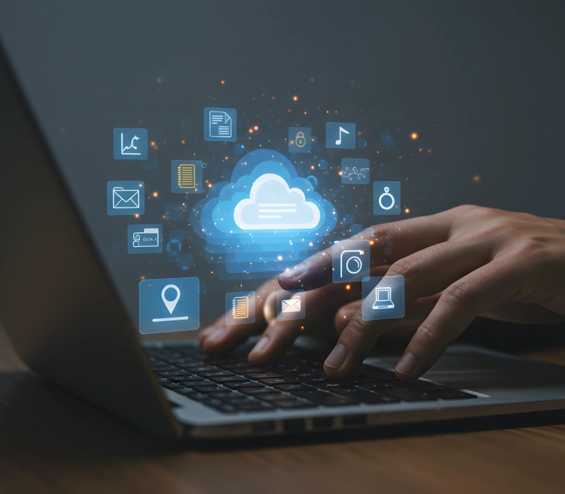 Illustration showcasing Managed Cloud Services Ferndale.