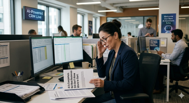AI Is Everywhere. But Most Businesses Still Don’t Know Where to Start.