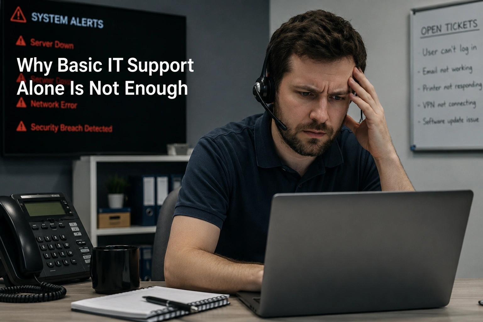 Why Basic IT Support Alone Is Not Enough Why Basic IT Support Alone Is Not Enough