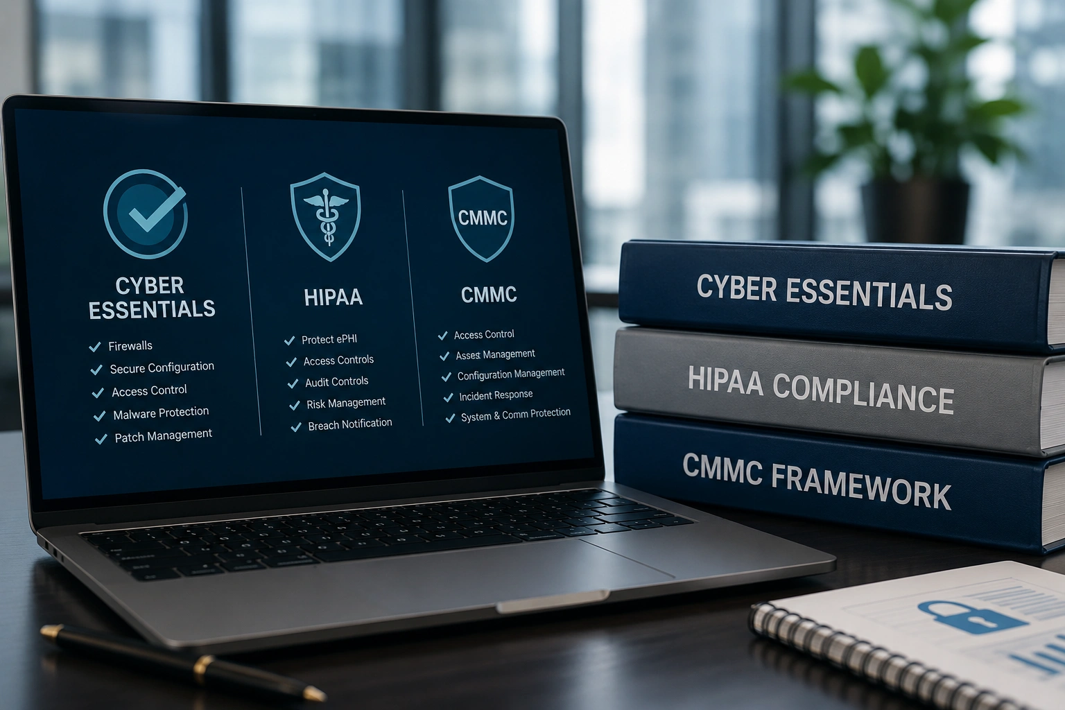 Cyber Essentials, HIPAA, and CMMC Alignment Cyber Essentials, HIPAA, and CMMC Alignment
